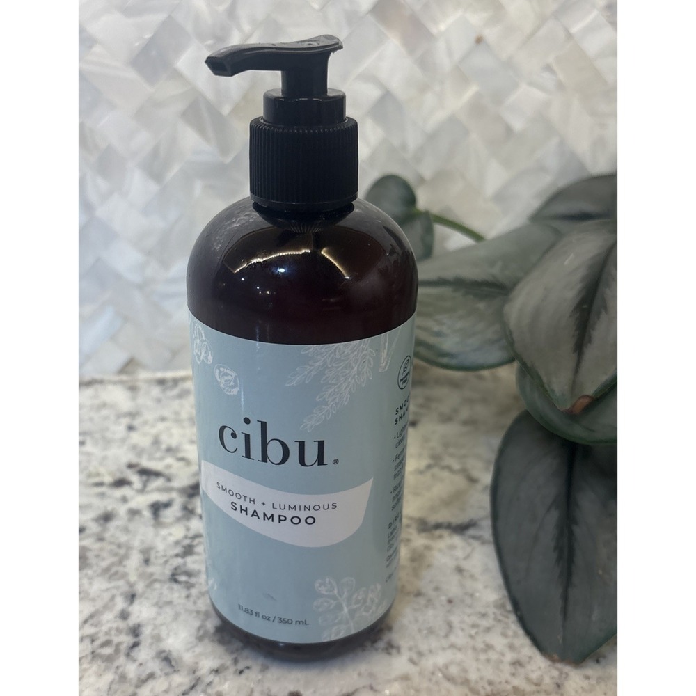 Cibu Smooth And Luminous Shampoo 11.83Oz Cruelty Sulfate Paraben Free